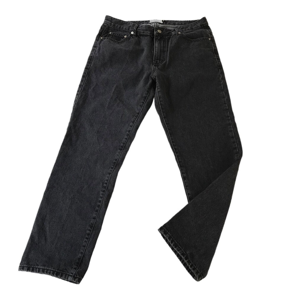 Men’s Grey Ruffian Straight Leg Jeans Waist: 35 Inseam: 30